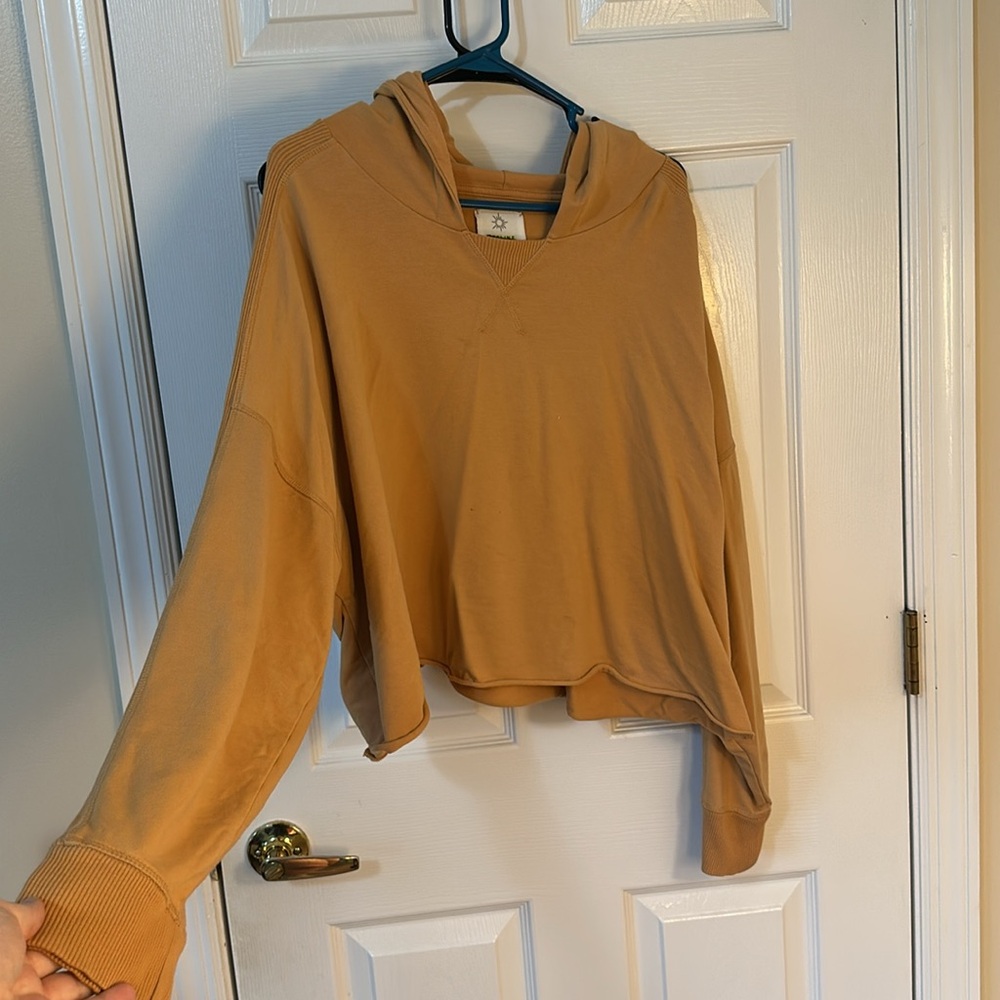 offline by aerie cropped hoodie